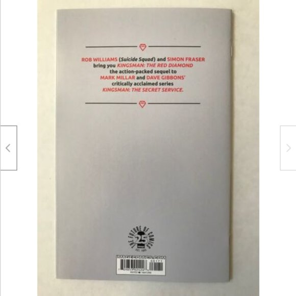 Image Kingsman The Red Diamond #1 Gold Foil Variant Comic - Picture 2 of 2